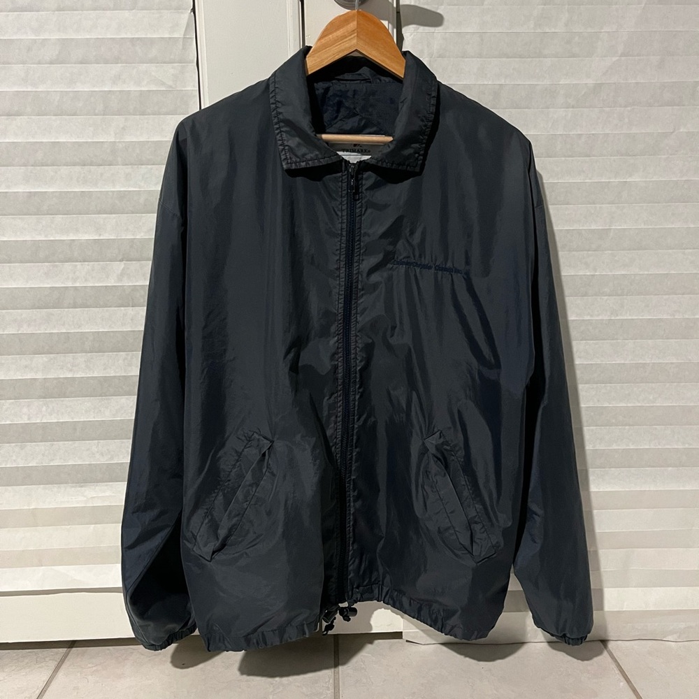 Men’s Medium Navy Trimark Canadian Workwear Windbreaker